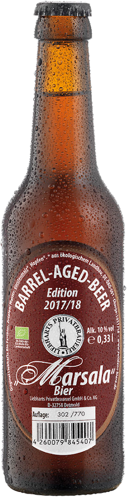 Produktbild von Liebharts Bio Barrel Aged Marsala Bier 2017/18