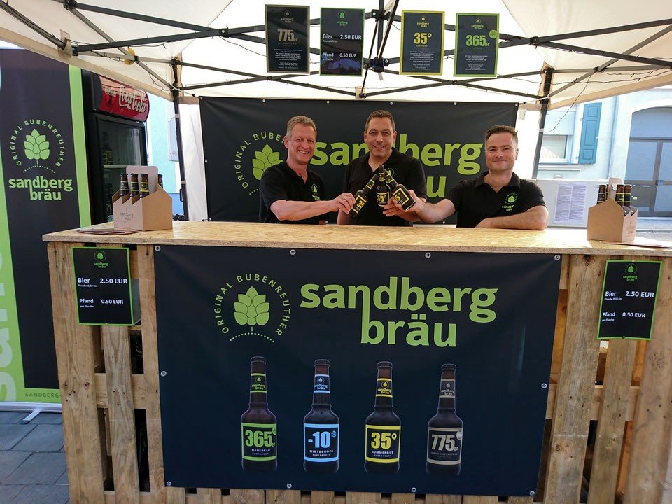 Bubenreuther Sandberg Bräu brewery from Germany