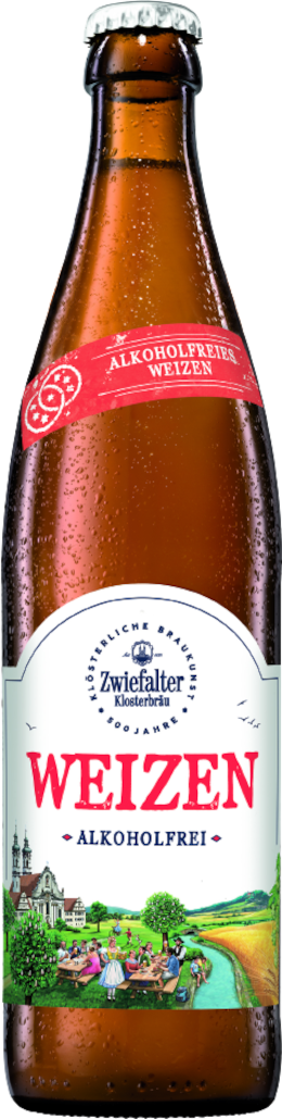 Produktbild von Zwiefalter Klosterbräu - Hefeweizen Alkoholfrei