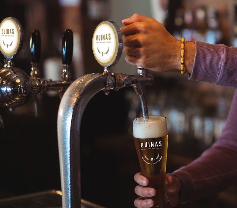 Cerveja Quinas brewery from Portugal