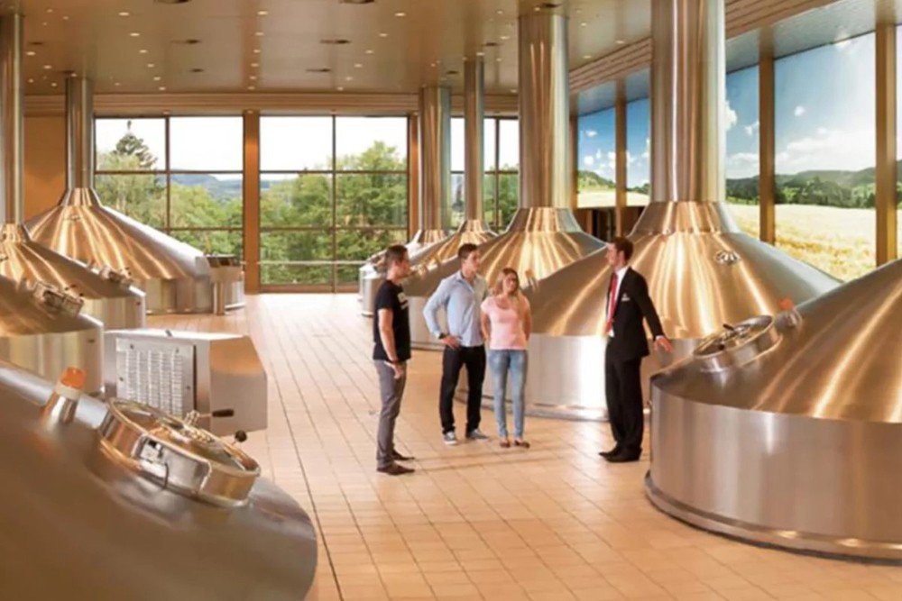 Krombacher Brauerei brewery from Germany