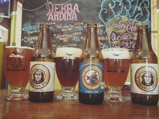 Sierra Andina brewery from Peru