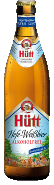 Produktbild von Hütt Brauerei - Hütt Hefe-Weißbier Alkoholfrei
