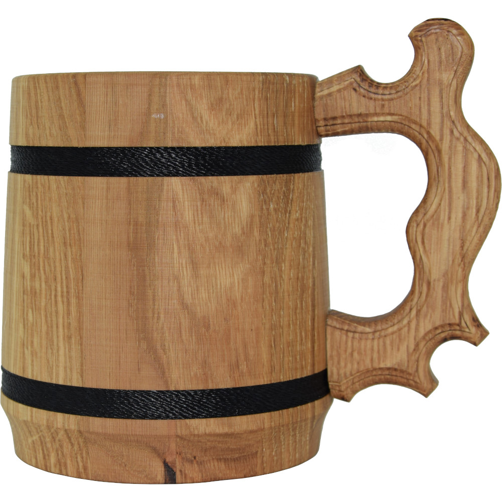 Wooden Mug with Light Varnish