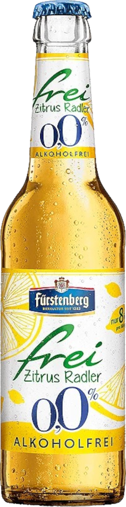 Produktbild von Fürstenberg - Zitrus Radler 0,0% Alkoholfrei