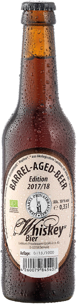 Produktbild von Liebharts Bio Barrel Aged Whiskey Bier 2019/20