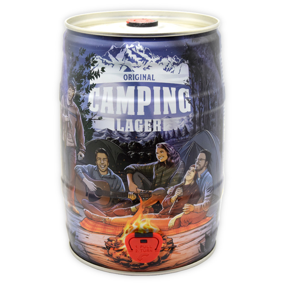 Camping Lager Partyfass 5 Liter
