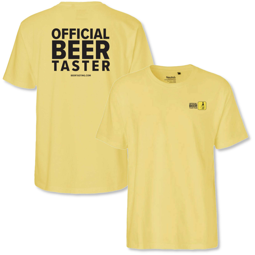 Official BeerTaster-Shirt Herren Gelb