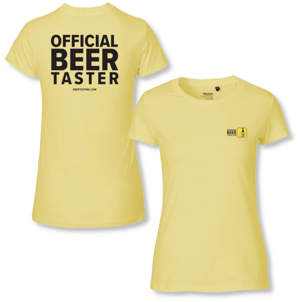 Official BeerTaster Women's Shirt Yellow