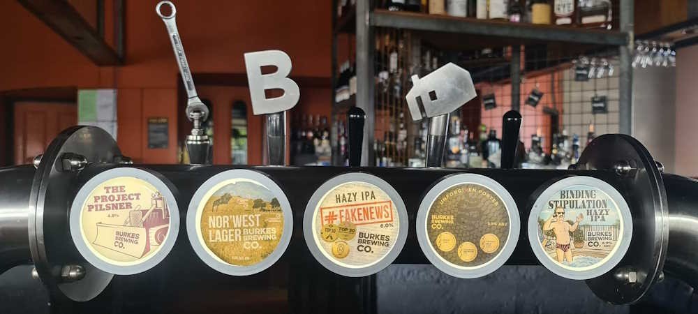Burkes Brewing Co brewery from New Zealand