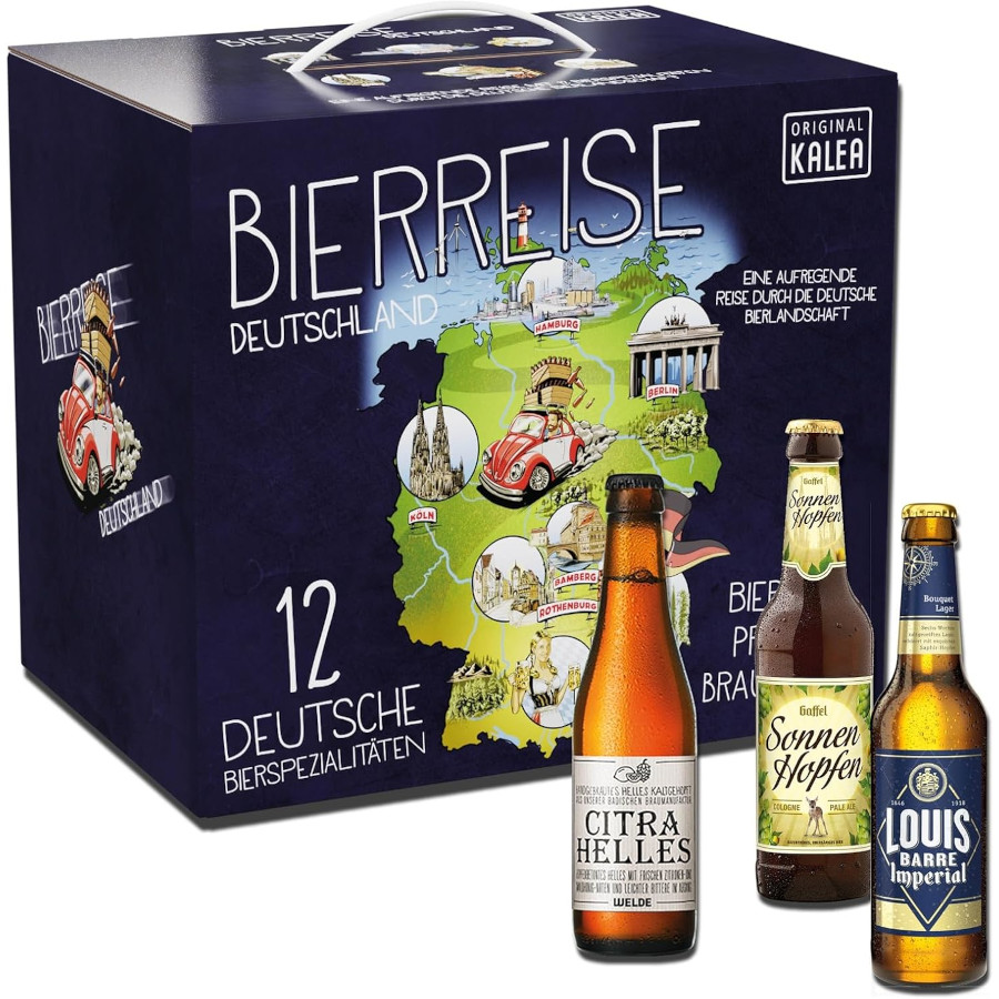 Bierreise Deutschland mit 12 Bieren