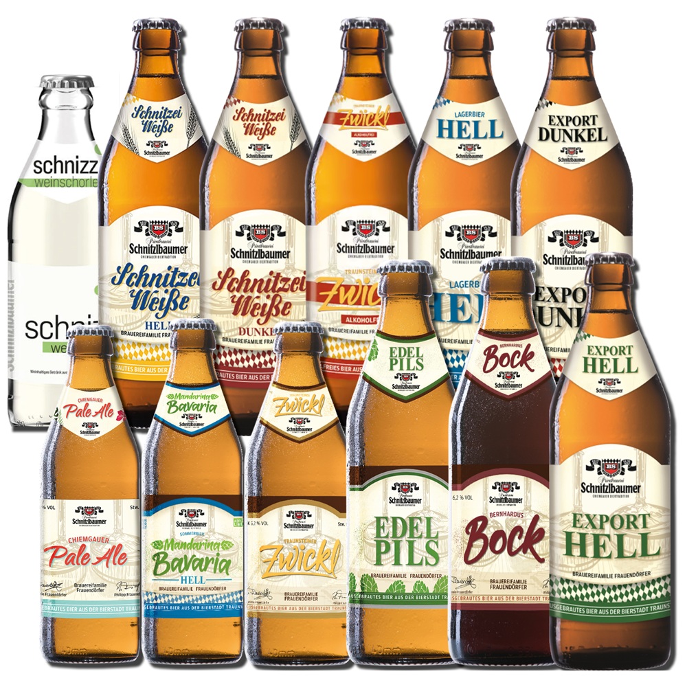 Schnitzlbaumer Bier Probierset - Monatspaket 10