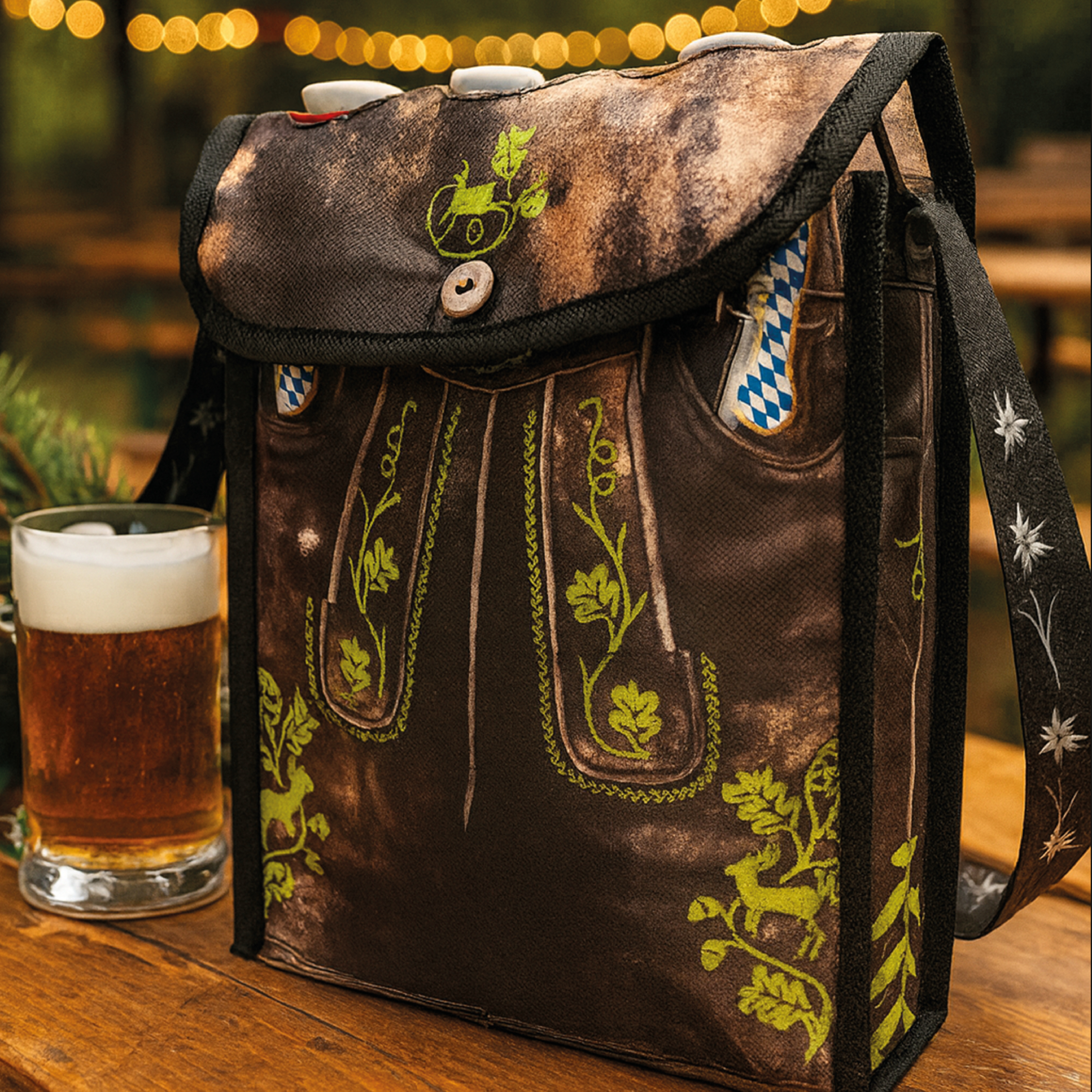 3er Bayerisches Lederhosen-Tascherl