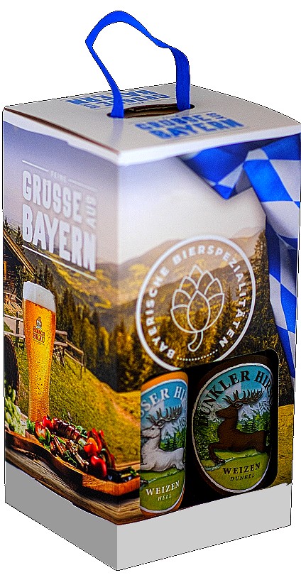 4er Grüße aus Bayern „Bergblick“