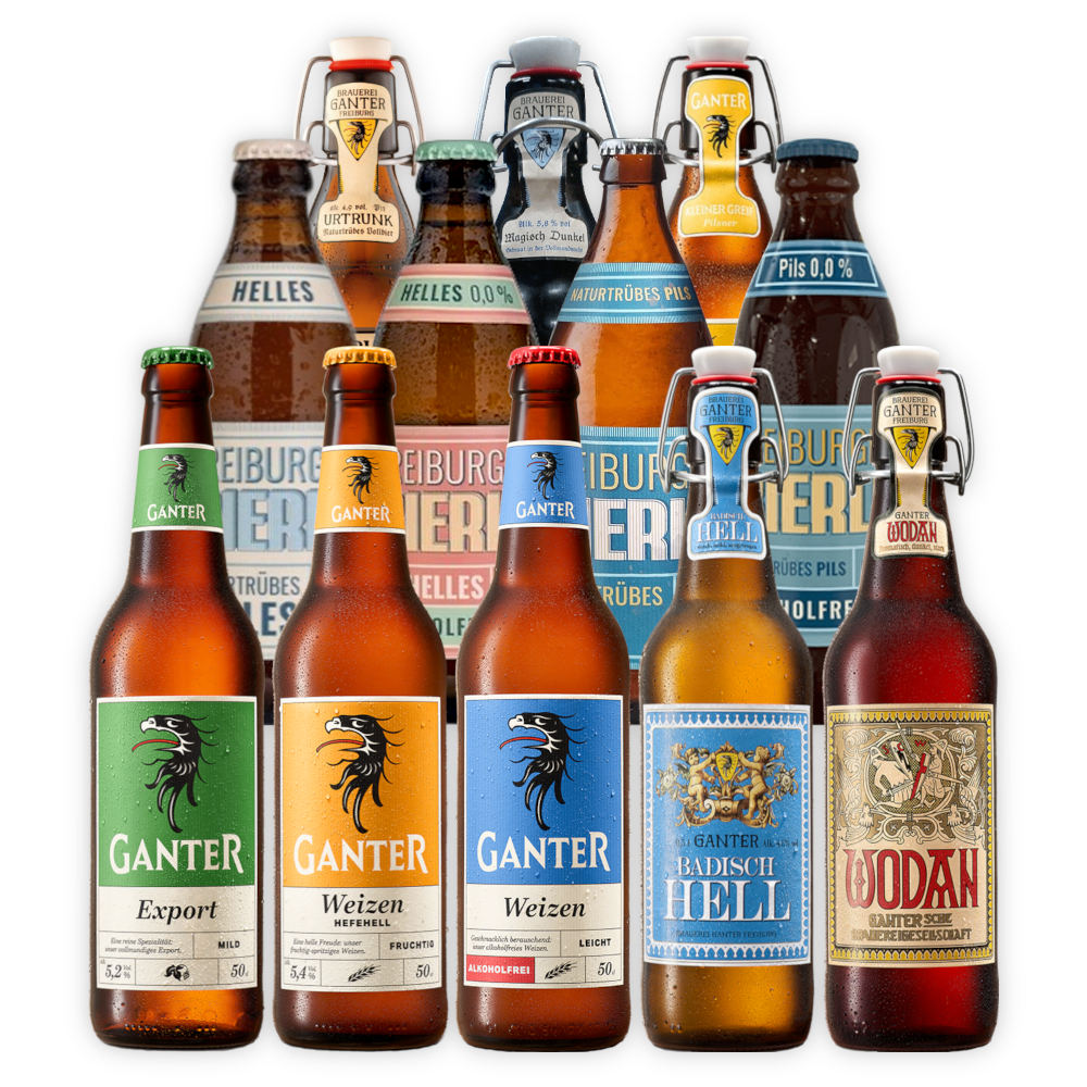 Brauerei GANTER - Bier Probierset - Monatspaket 01