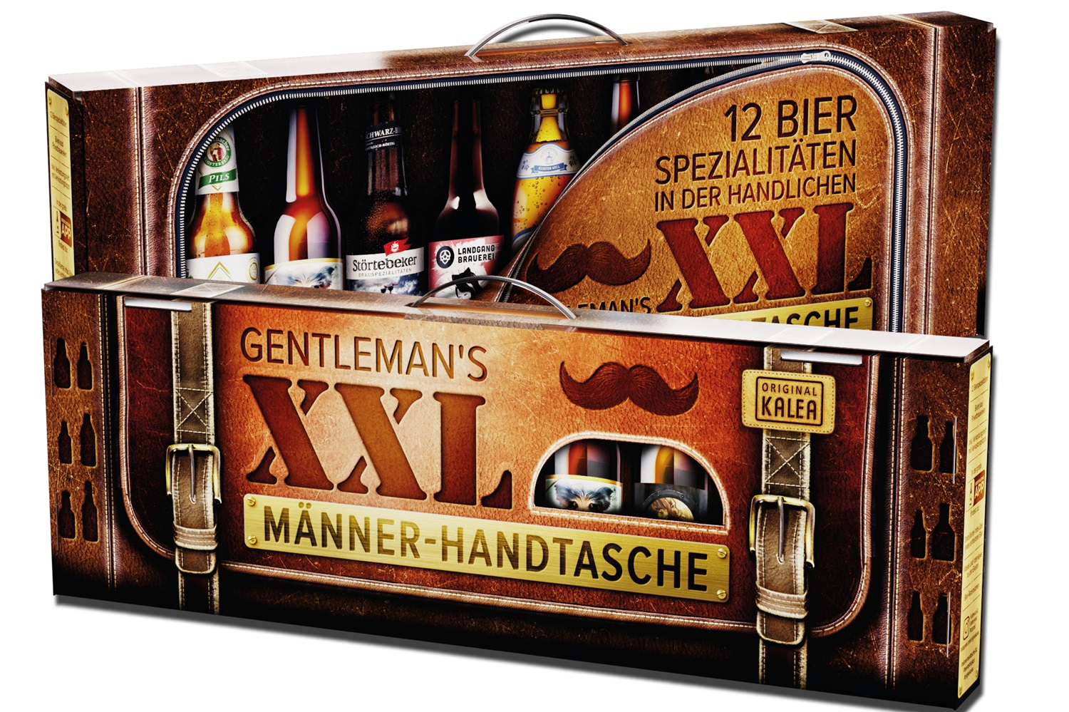 KALEA Männerhandtasche XXL - Lederoptik