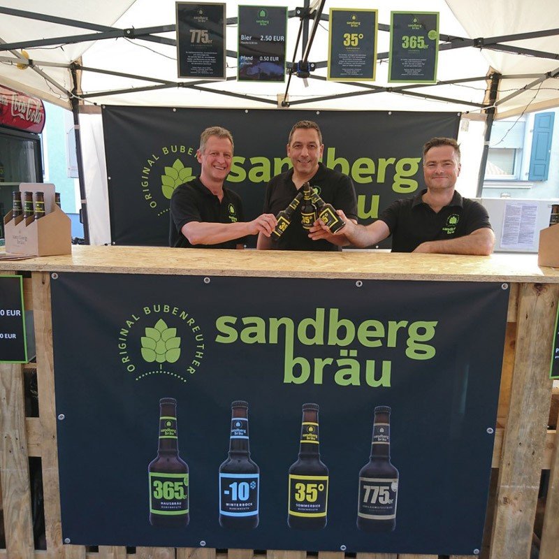 Bubenreuther Sandberg Bräu brewery from Germany