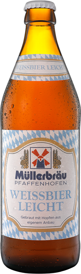 Produktbild von Müllerbräu Pfaffenhofen - Weissbier Leicht