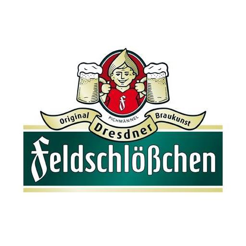 Logo of Feldschlößchen Aktiengesellschaft Dresden brewery