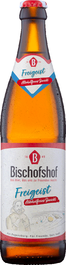 Produktbild von Brauerei Bischofshof - Freigeist Alkoholfreies Zwickl