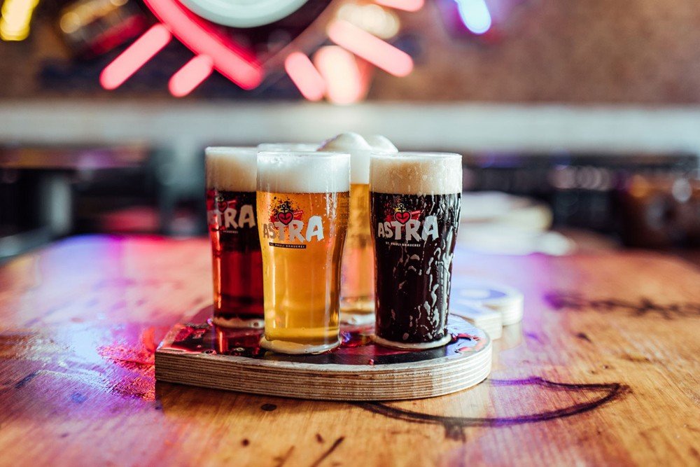 Astra St. Pauli Brauerei brewery from Germany