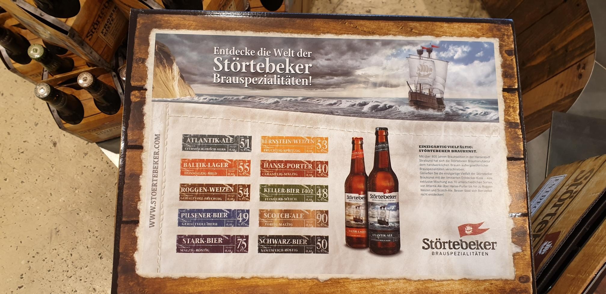 Störtebeker Brauspezialitäten brewery from Germany