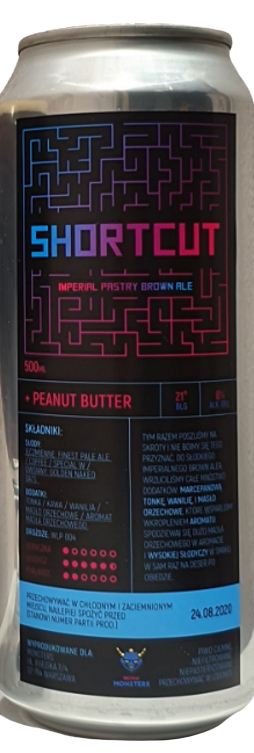 Produktbild von Monsters Shortcut Peanut Butter