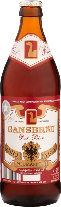 Produktbild von Gansbräu - Rot-Bier "Anno 1160"