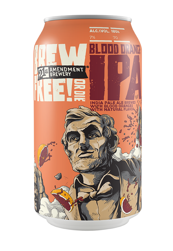 Produktbild von 21st Amendment - Brew Free Or Die Blood Orange IPA