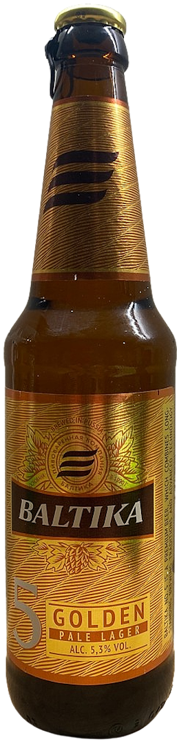 Produktbild von Baltika Breweries (Балтика) - Baltika 5 Golden Lager