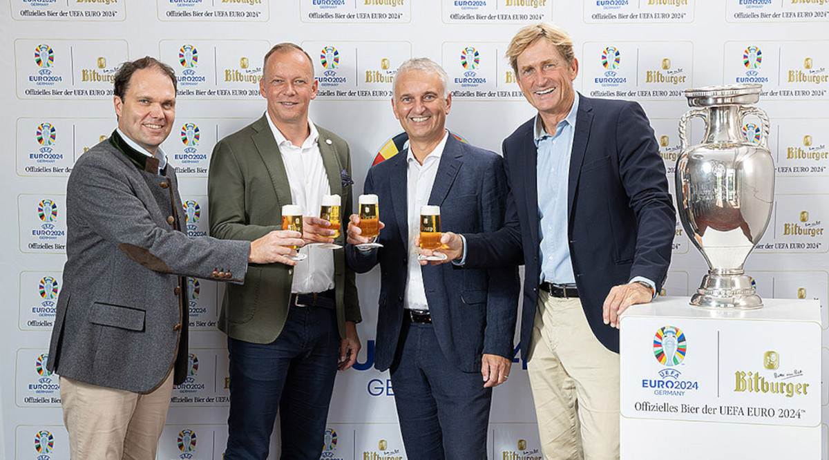 Bitburger ist offizieller Bierpartner der UEFA EURO 2024™