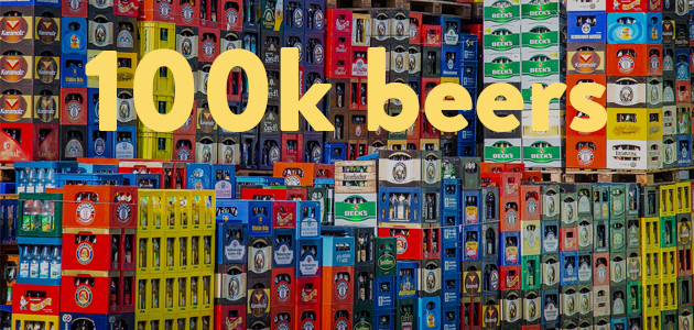 100.000 beers in the .Club!
