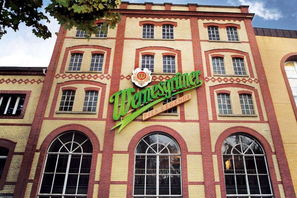 Wernesgrüner Brauerei brewery from Germany