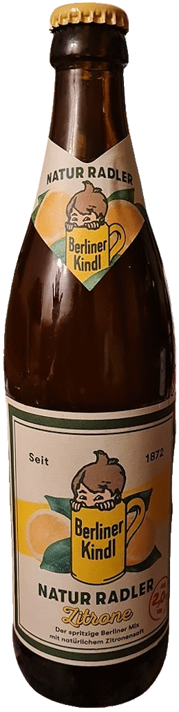 Produktbild von Berliner Kindl-Schultheiss-Brauerei - Natur Radler Zitrone