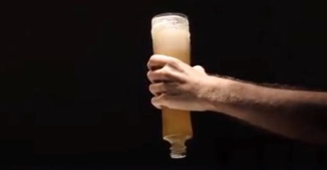 Bierflasche = Bierglas