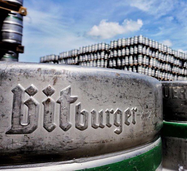 Bitburger Braugruppe brewery from Germany