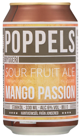 Produktbild von Poppels Bryggeri - Sour Fruit Ale Mango Passion