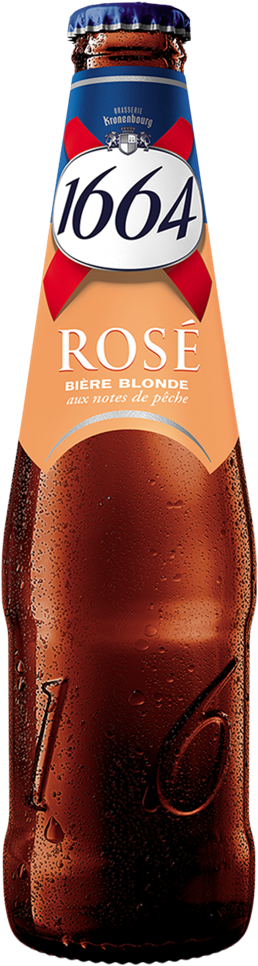 Produktbild von Kronenbourg - 1664 Rosé Bière Blonde aux Notes de Pêche