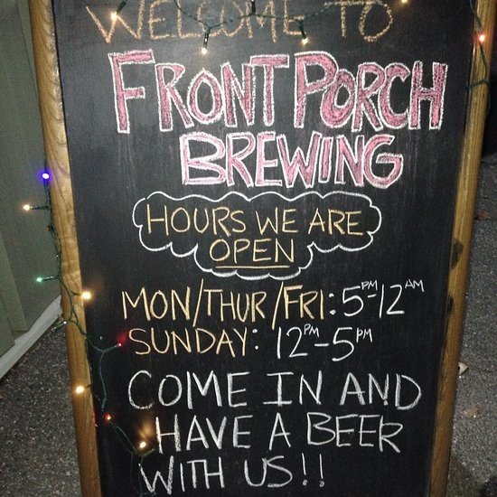 Front Porch brewery from United States
