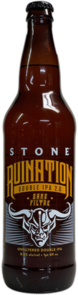 Product image of Stone Brewing Company - Ruination Double IPA 2.0 Sans Filtre