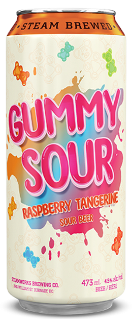 Produktbild von Steamworks - Gummy Sour Raspberry Tangerine