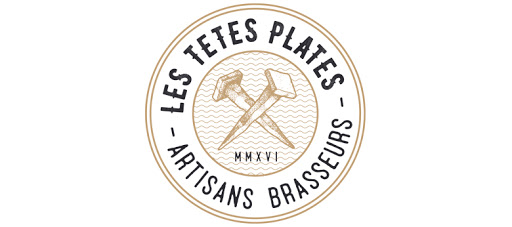 Logo of Les Tetes Plates Artisans Brasseurs brewery