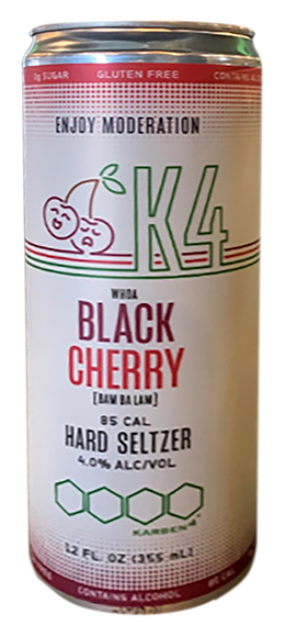 Produktbild von Karben4 Hard Seltzer: Black Cherry