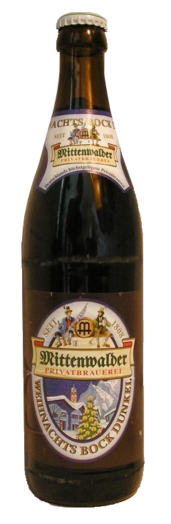 Produktbild von Brauerei Mittenwald - Weihnachtsbock Dunkel