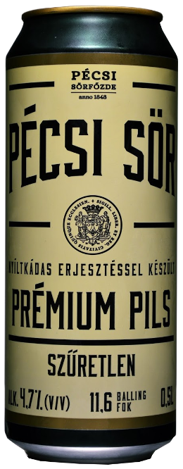 Produktbild von Brauerei Pecsi Soerfoezde (Pécsi Sörfőzde) - Pecsi Sör Premium Pils