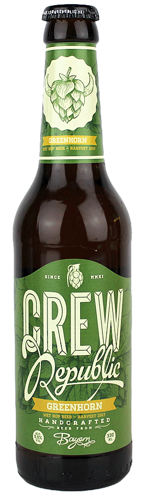 Produktbild von CREW Republic - Greenhorn Wet Hop Beer - Harvest 2017