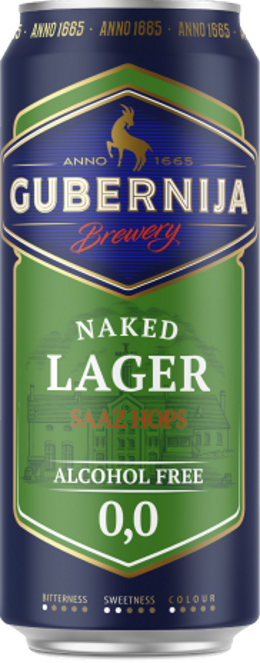 Product image of Gubernija Naked Lager
