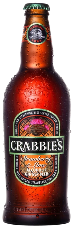 Product image of Crabbie's Strawberry & Lime Ginger Beer