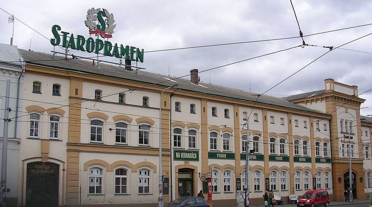 Pivovary Staropramen brewery from Czechia