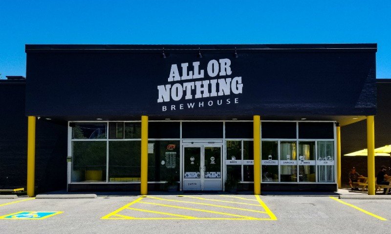 All or Nothing Brewehouse brewery from Canada